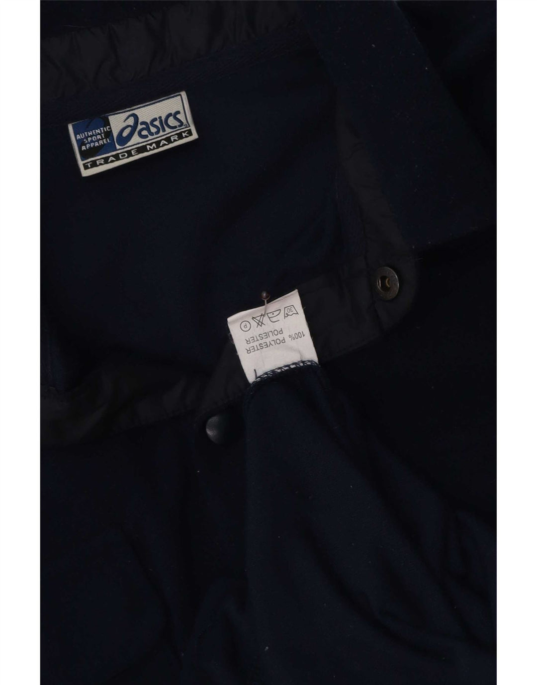 Camicia in pile da uomo Asics Lumberjack Large in poliestere blu navy