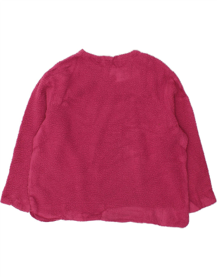 LEE Womens Oversized Fleece Jumper UK 18 XL Pink Polyester Vintage Lee and Second-Hand Lee from Messina Hembry 