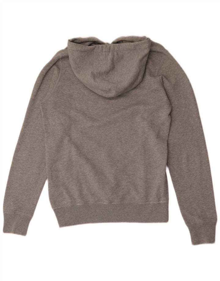 Maglione con cappuccio grafico da uomo Replay in cotone grigio medio