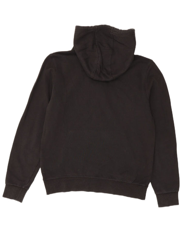 Maglione con cappuccio grafico da uomo Calvin Klein in cotone nero medio