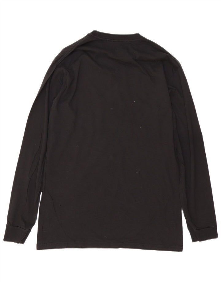 Vans Top grafico da uomo con vestibilità classica, manica lunga, cotone medio nero, farfalla