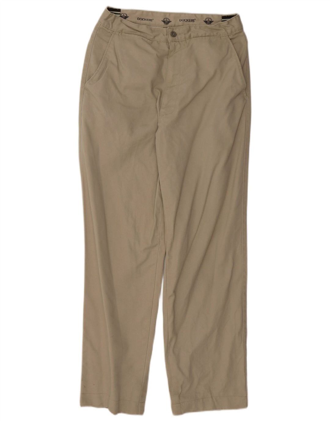 DOCKERS Pantaloni chino dritti da uomo W30 L28 Beige