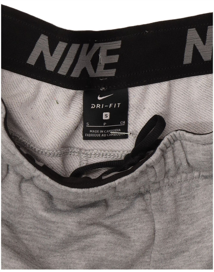 Pantaloni da tuta da uomo Nike Joggers piccoli in poliestere grigio