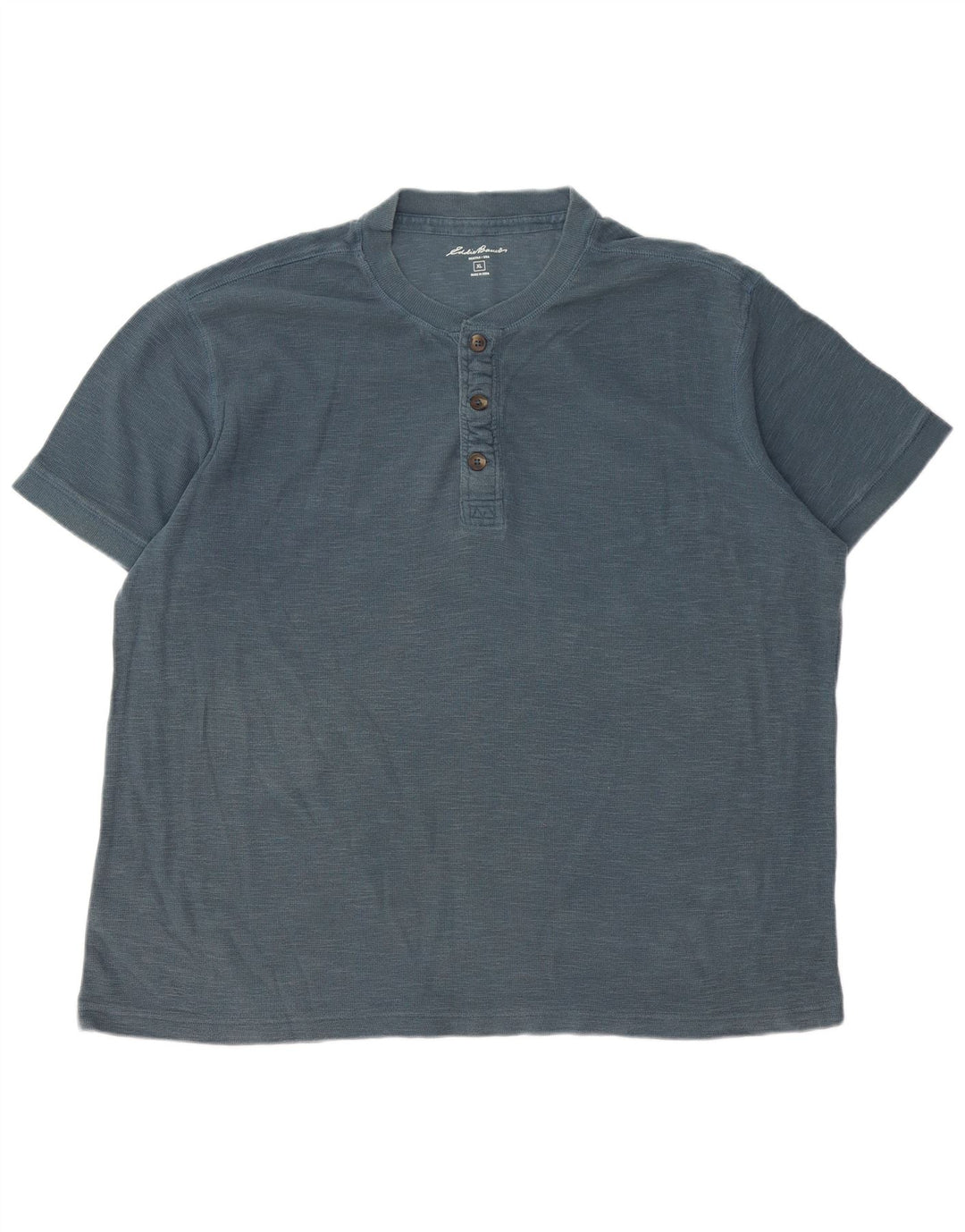 T-shirt da uomo EDDIE BAUER Top XL in cotone blu
