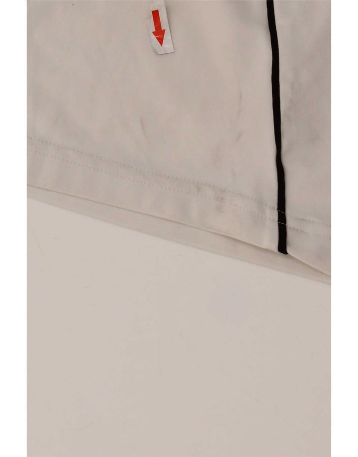 T-shirt Adidas Climalite da uomo, grande, in poliestere bianco