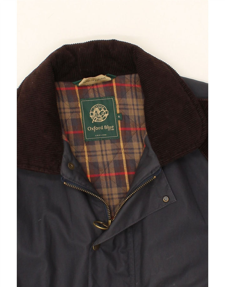 Giacca utilitaria da uomo VINTAGE UK 42 XL Cotone blu navy