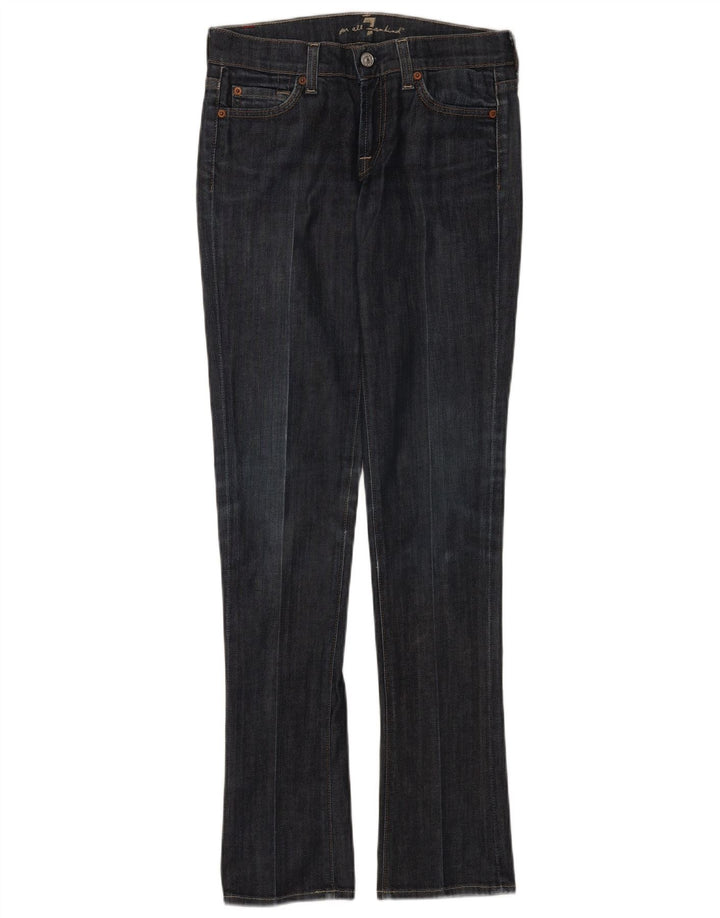 7 For All Mankind Jeans Roxy Slim Bootcut da donna W25 L32 cotone blu navy