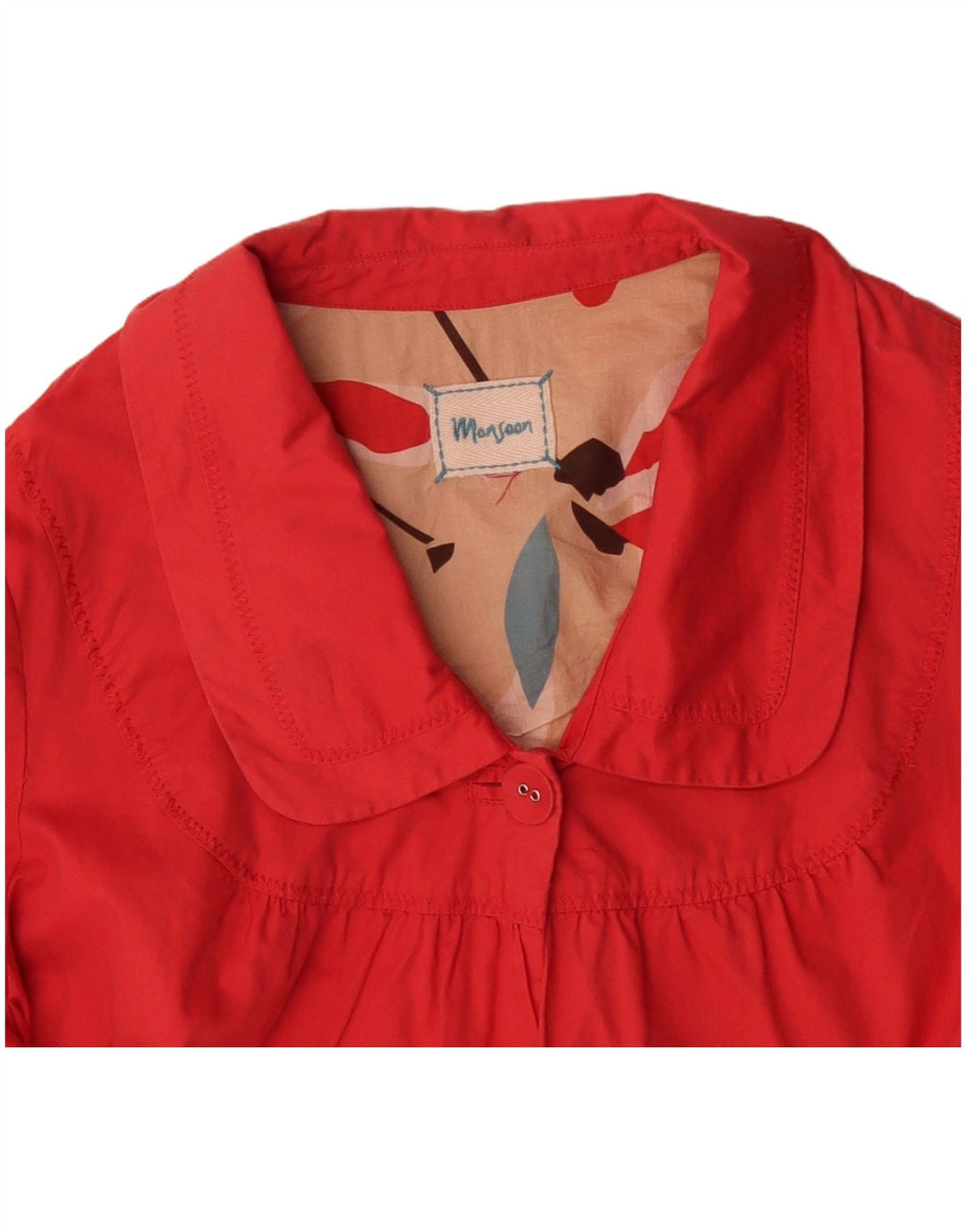 Giubbotto bomber da donna Monsoon UK 14 cotone rosso medio