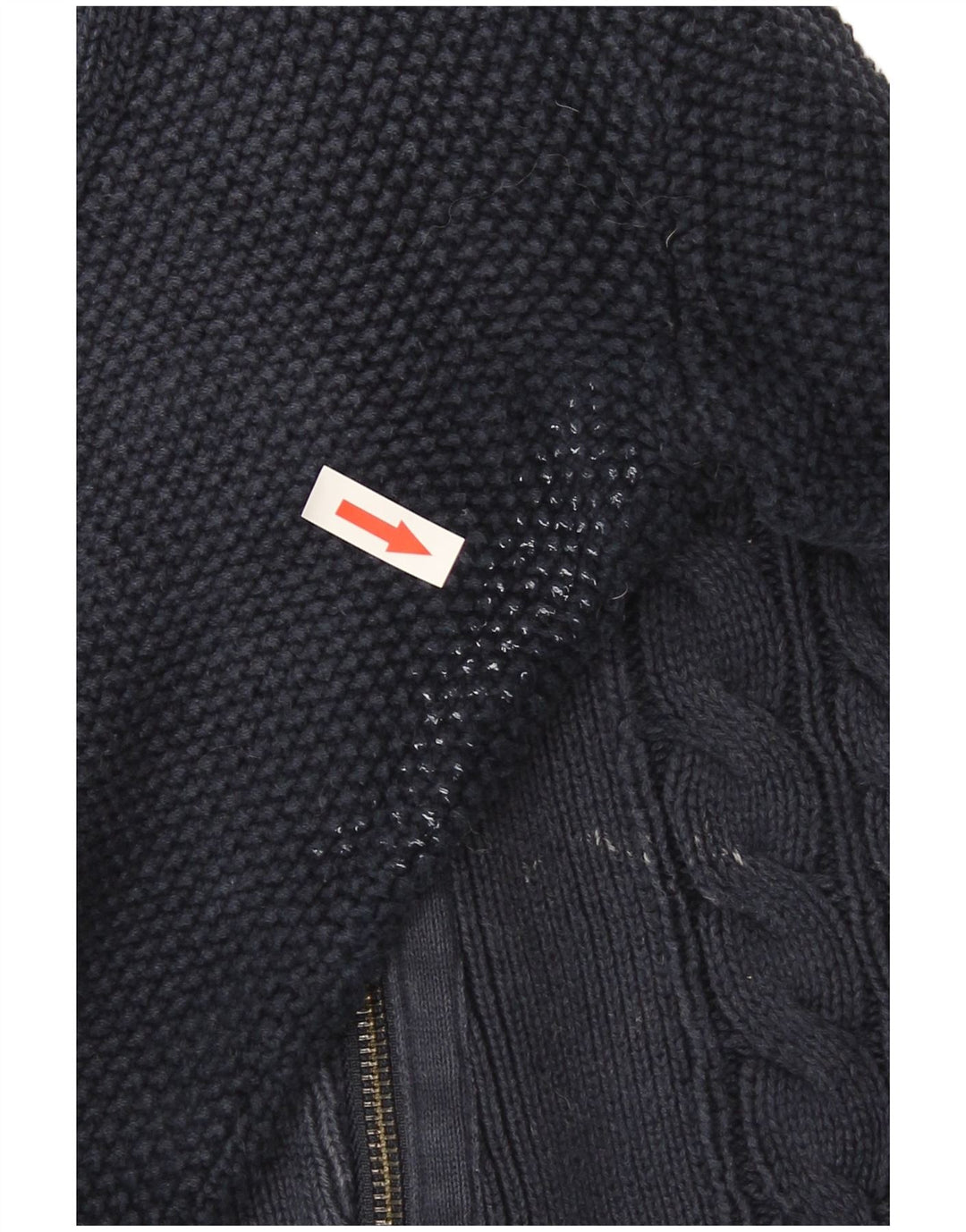 Maglione cardigan autografo da donna Marks & Spencer UK 14 grande blu navy