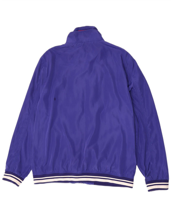 Giacca da ginnastica da uomo Guess 2XL Blu in poliestere color block