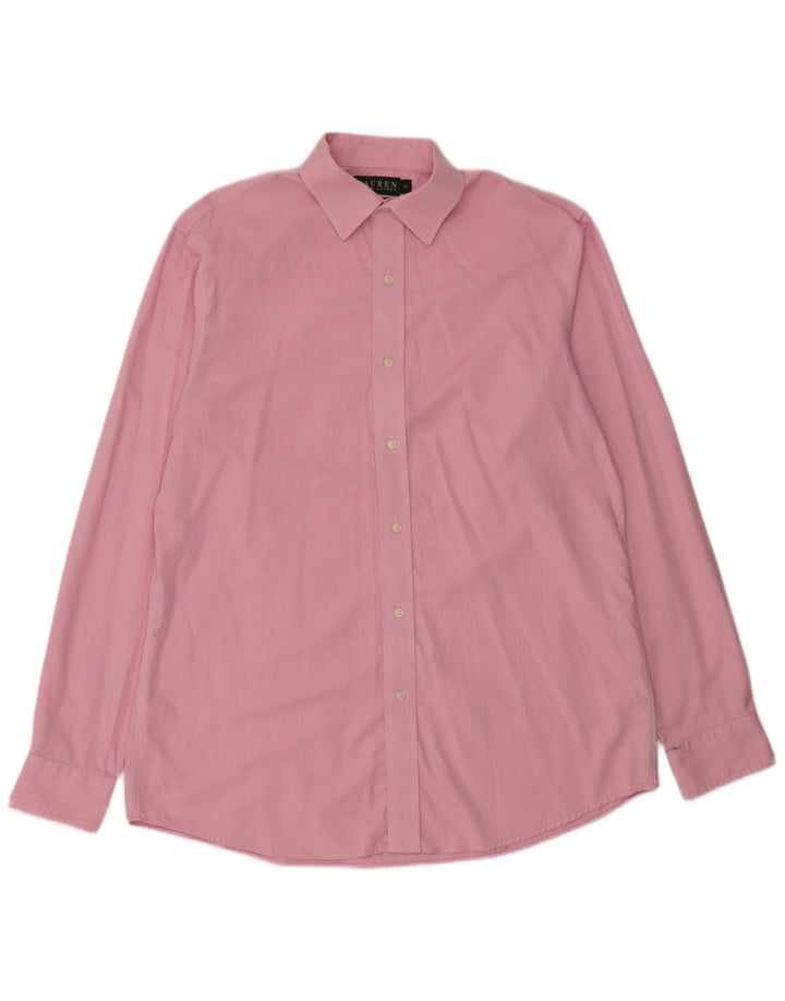 Camicia da uomo Ralph Lauren taglia 17 43 XL Rosa