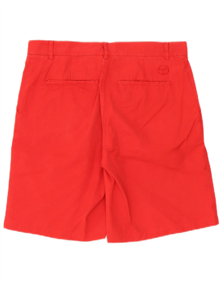 Pantaloncini chino da uomo Sergio Tacchini IT 48 medio W32 rosso cotone