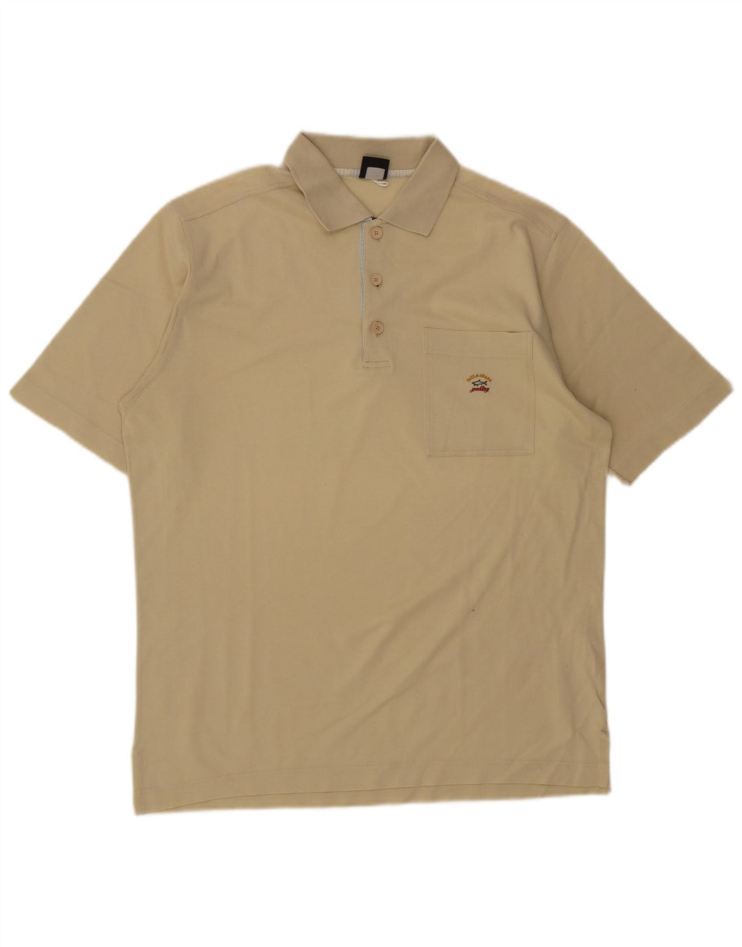 Polo da uomo Paul & Shark grande in cotone beige