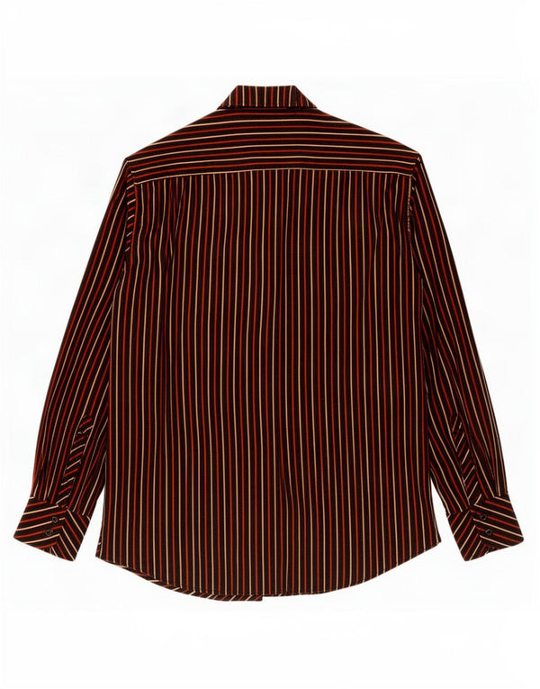 Camicia da uomo in velluto a coste Tipo' S XL in cotone a righe nere