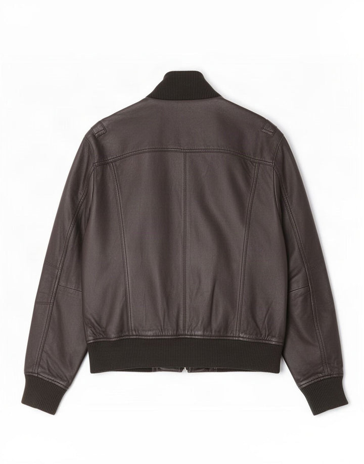 Giubbotto bomber in pelle da uomo Gipsy UK 38 medio nero