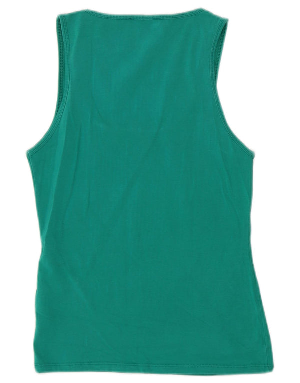 Canotta da donna Benetton UK 6 XS verde cotone