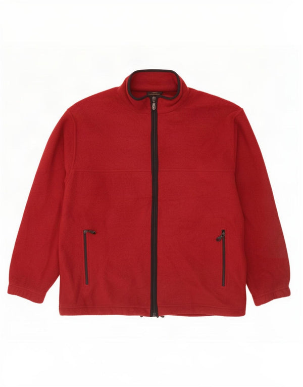 Giacca in pile Marks & Spencer da uomo St. Michael UK 40 grande bordeaux