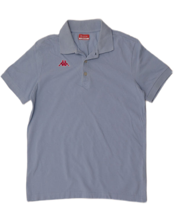 Polo Kappa Uomo Large Blu In Cotone