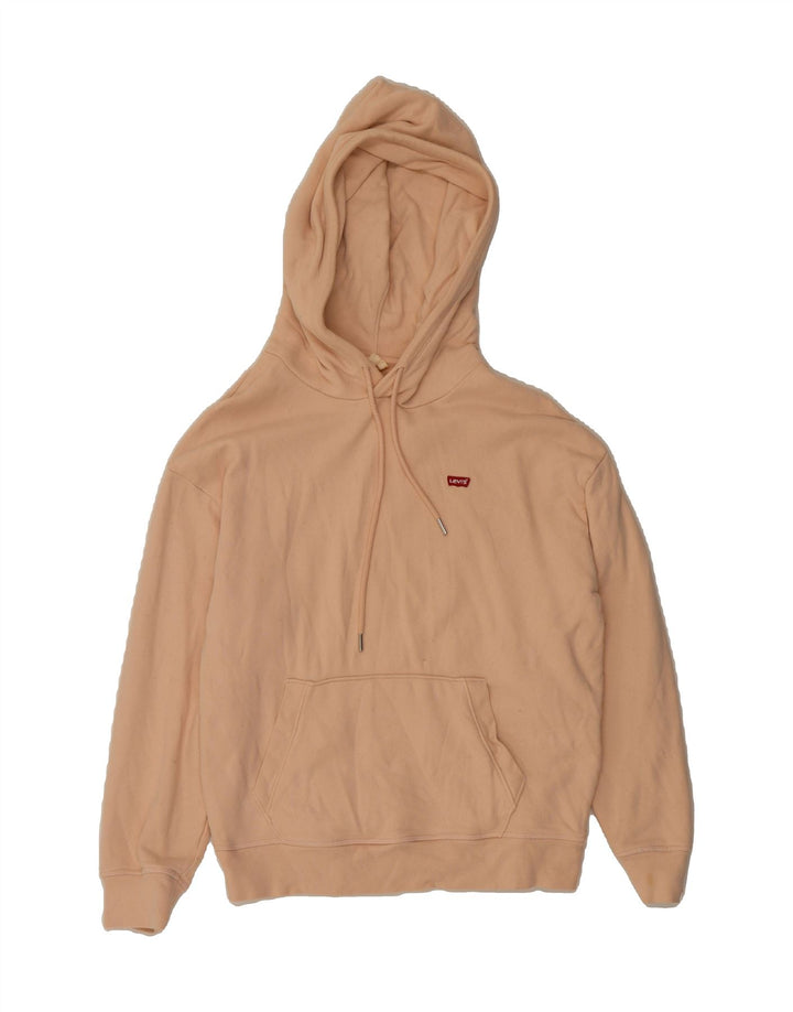LEVI'S Womens Oversized Hoodie Jumper UK 10 Small Pink Cotton Vintage Levi's and Second-Hand Levi's from Messina Hembry 