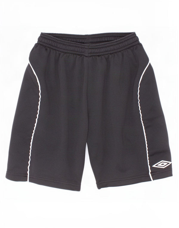 Pantaloncini sportivi grafici da bambino Umbro 9-10 anni Poliestere color block nero