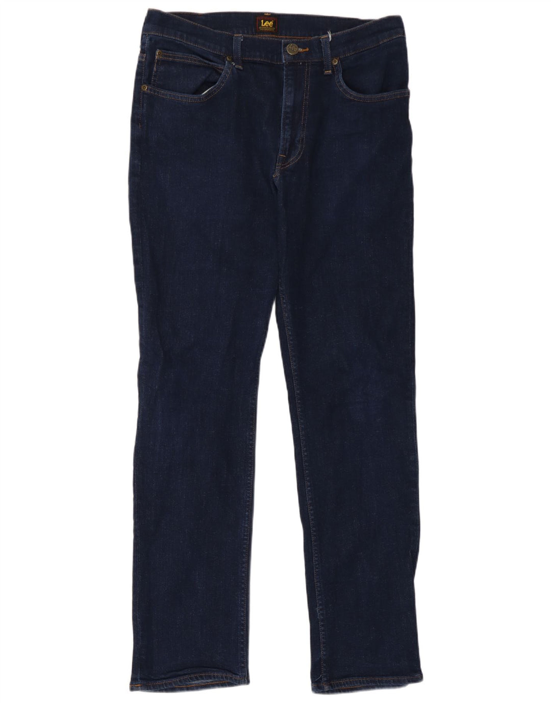Jeans dritti Brooklyn da donna Lee W33 L29 cotone blu navy