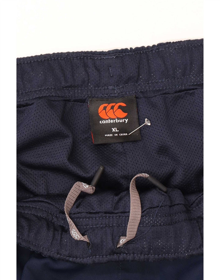 Pantaloni da tuta da uomo Canterbury XL poliestere blu navy
