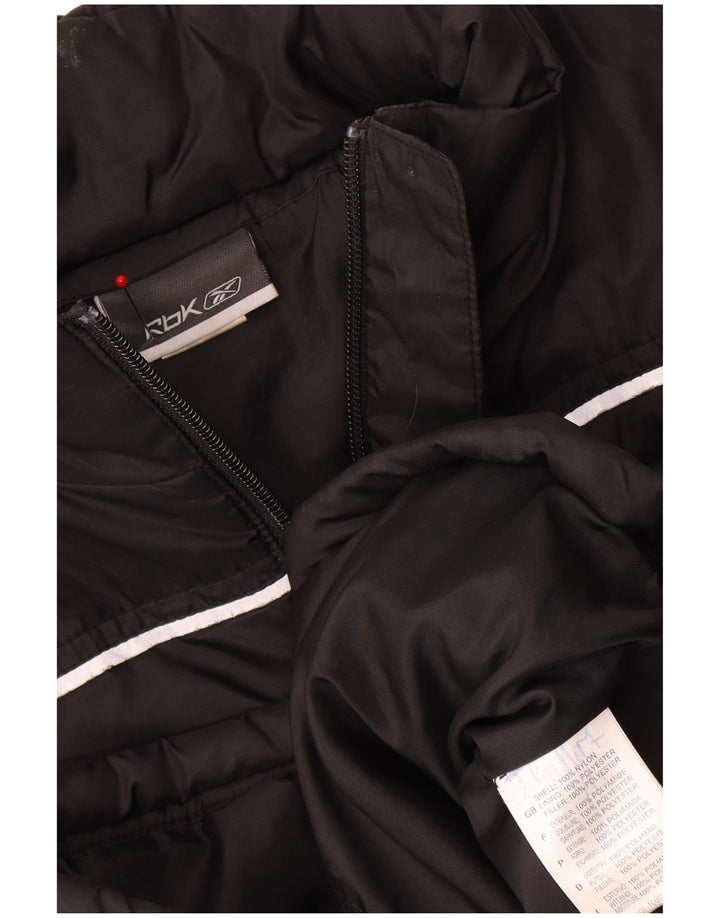 Giacca imbottita Reebok da bambino 13-14 anni in poliestere nero