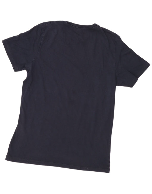 JACK & JONES T-shirt grafica da uomo Top Small in cotone blu navy