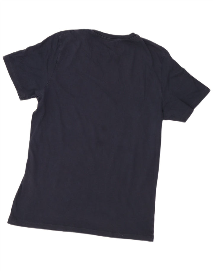 JACK & JONES T-shirt grafica da uomo Top Small in cotone blu navy
