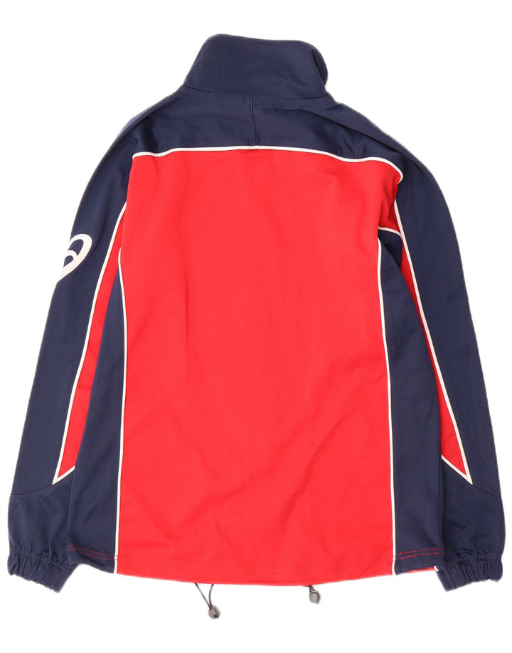 Giacca da ginnastica grafica ASICS da uomo, piccola, colore rosso