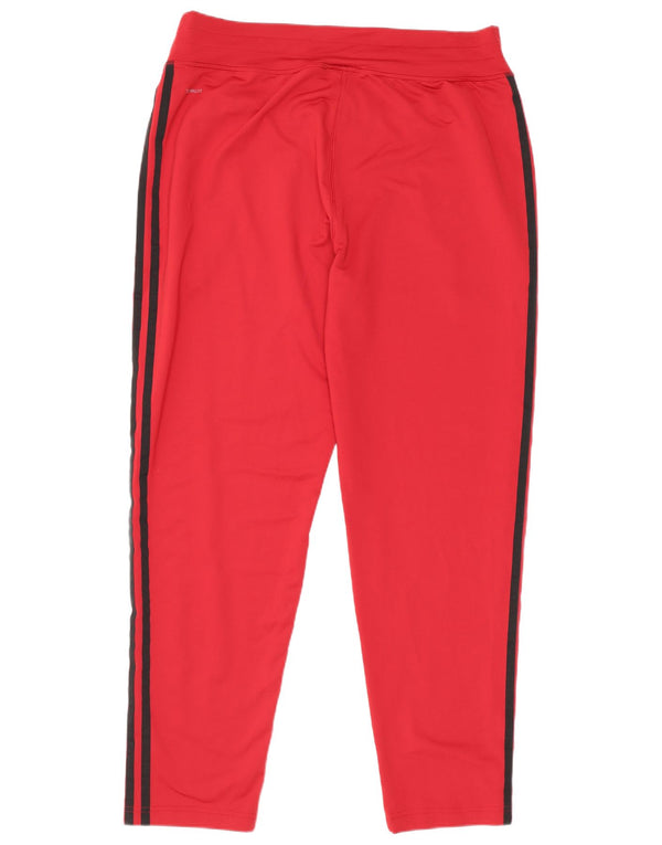 Pantaloni da tuta da donna Adidas UK 16/18 Large Rosso Poliestere