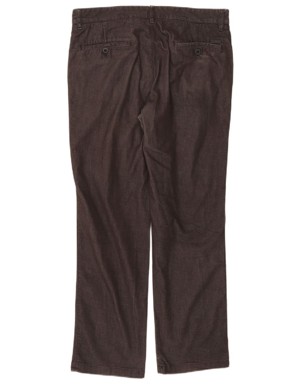 Pantaloni chino dritti da uomo Cerruti 1881 IT 50 Large W34 L30 Cotone grigio