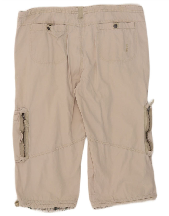 Pantaloncini cargo da uomo Fat Face W38 XL in cotone beige