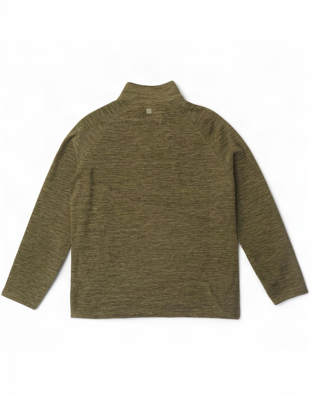 Mountain Warehouse Maglione in pile da uomo con collo e zip medio kaki chiazzato