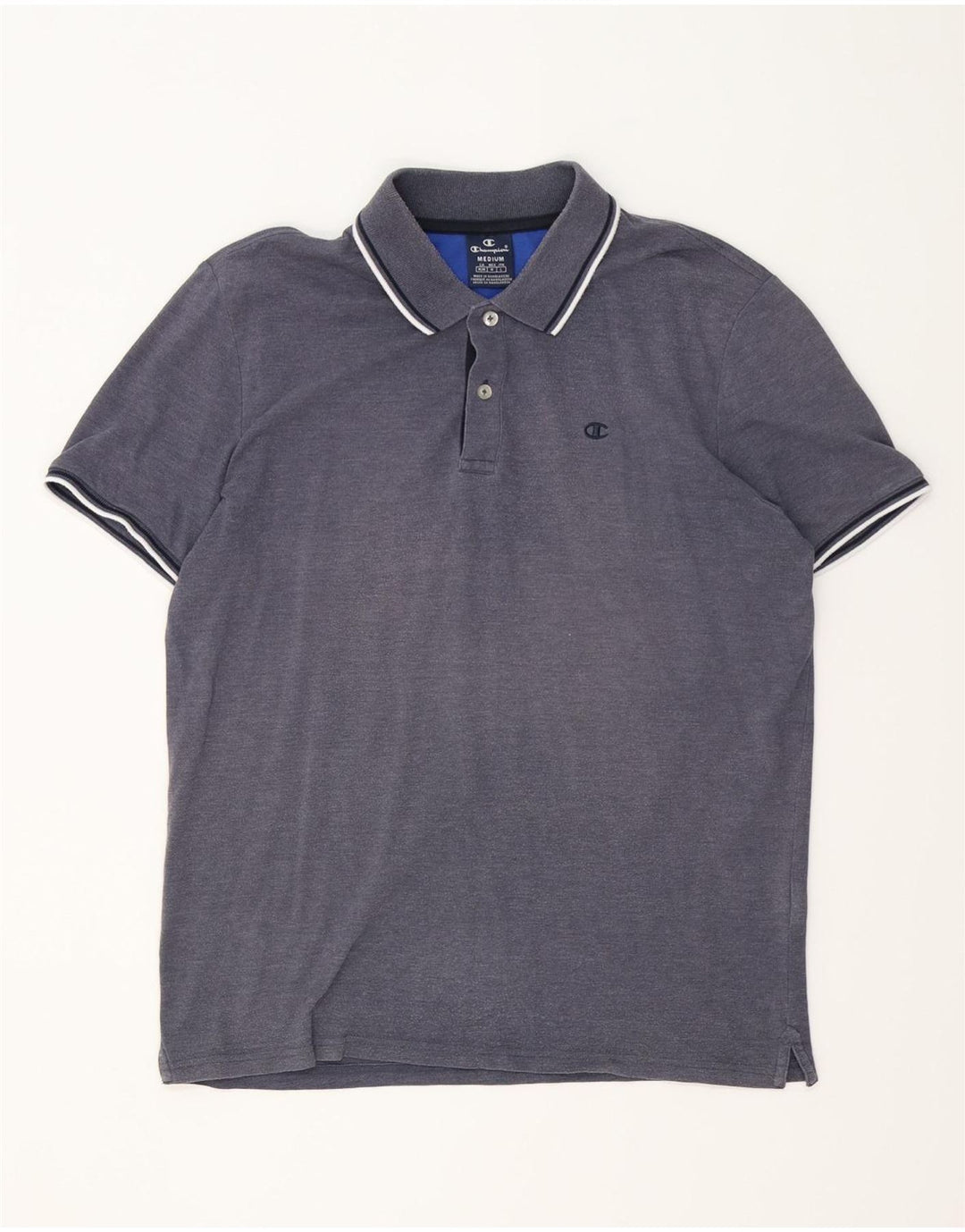 Polo da uomo Champion media blu navy