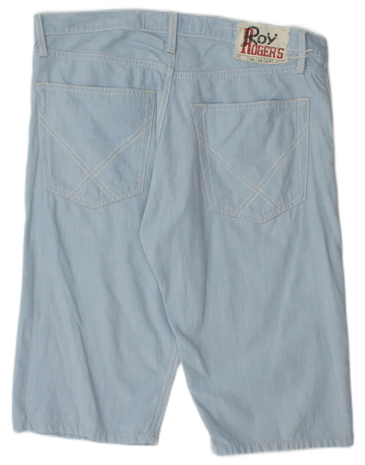 Pantaloncini casual da uomo Roy Rogers IT 48 medi W34 cotone blu