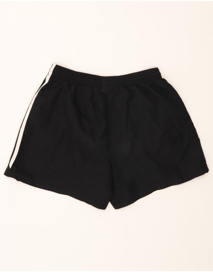 Pantaloncini sportivi Adidas da uomo piccoli in poliestere nero