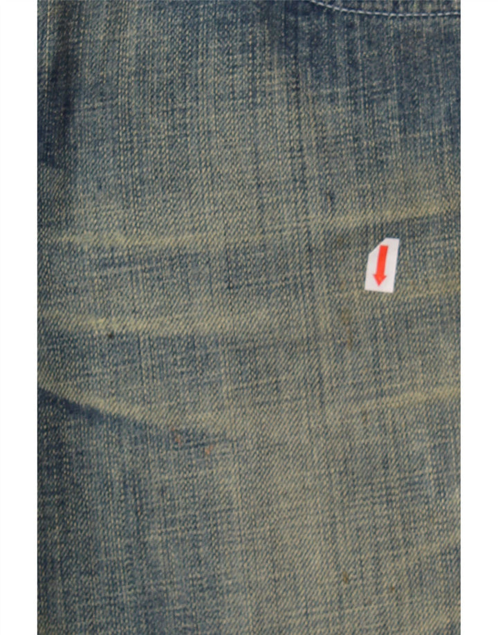 ARMANI Womens Bootcut Jeans W29 L29 Blue Cotton Vintage Armani and Second-Hand Armani from Messina Hembry 