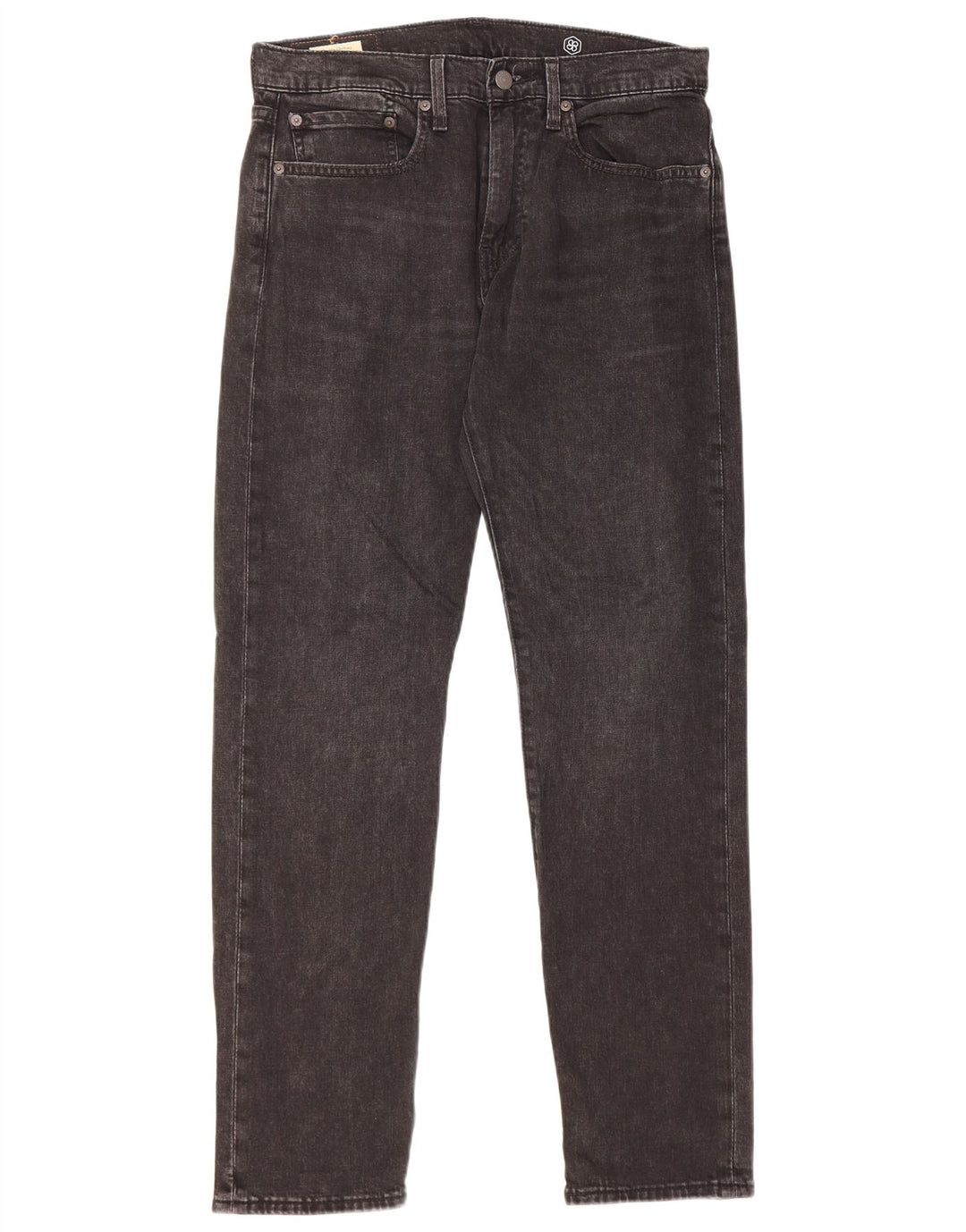 Levi's Uomo 502 Jeans affusolati W31 L32 Cotone Nero