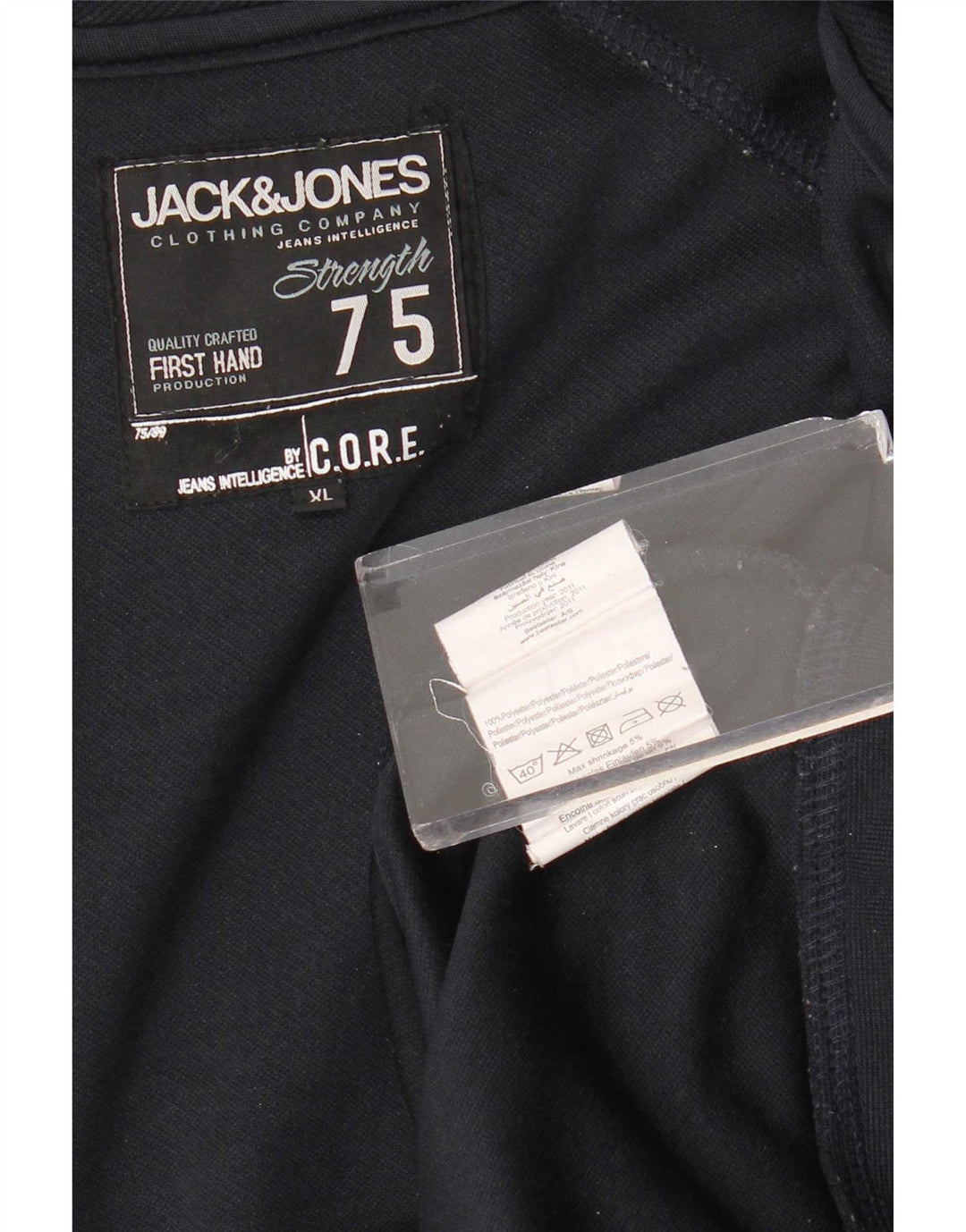 Giacca da tuta da uomo Jack & Jones XL poliestere blu navy