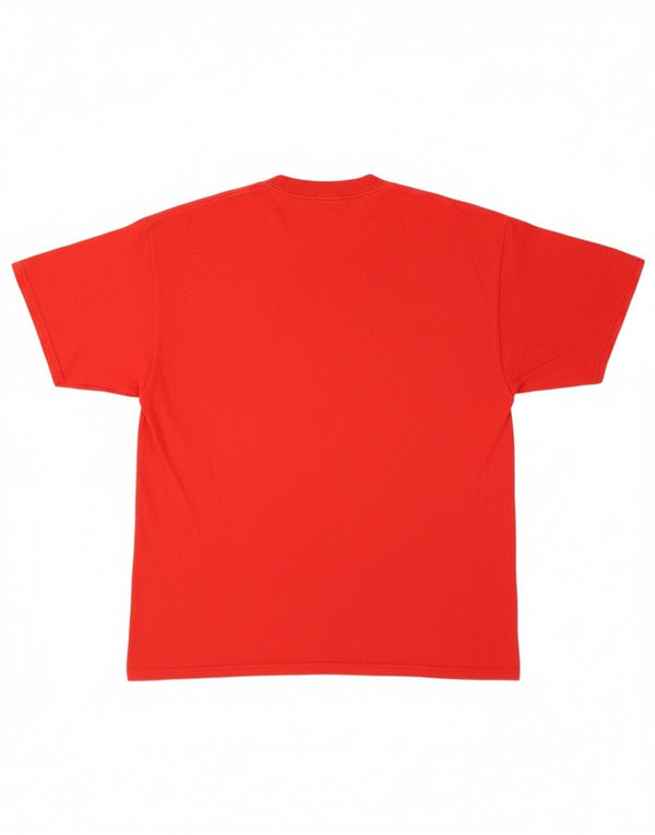 Adidas Uomo Boston Red Sox T-shirt grafica Top Large Rosso