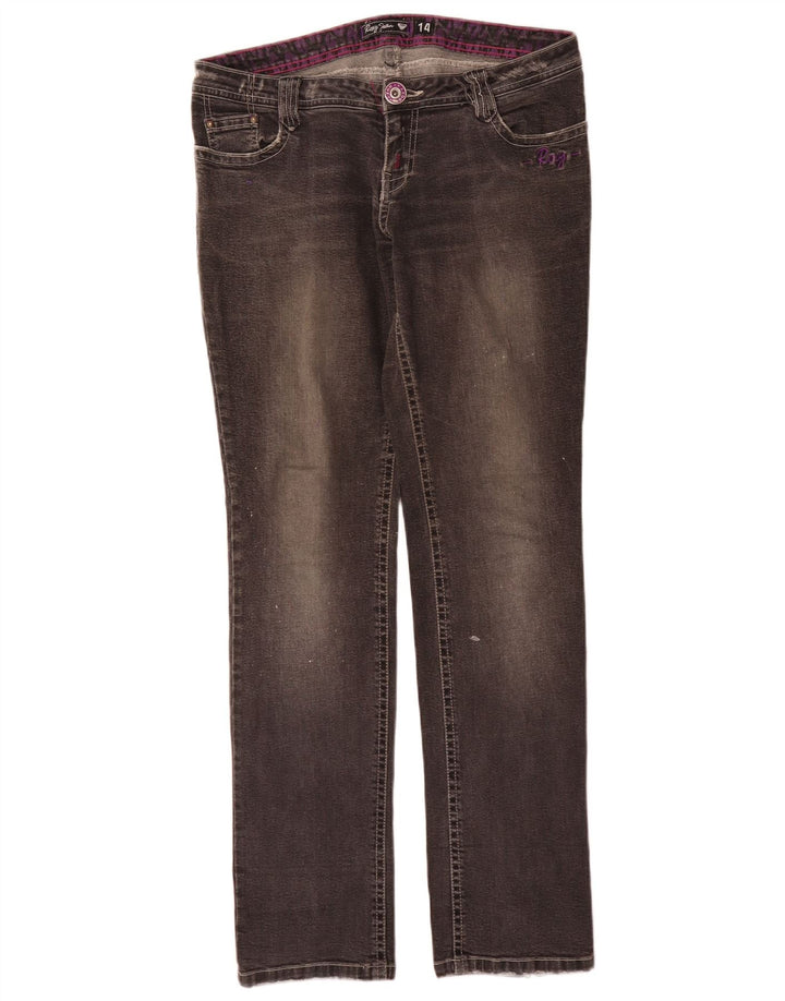 Jeans slim grafici da donna Roxy W32 L32 cotone grigio
