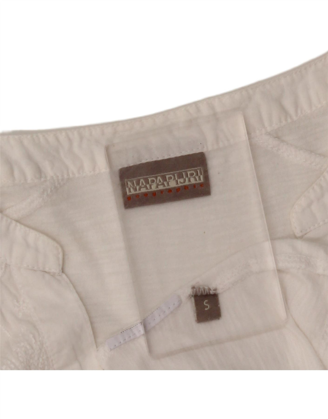 NAPAPIJRI Camicetta da donna con maniche a 3/4 Top UK 10 Piccolo bianco floreale