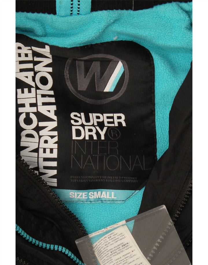 Giacca a vento oversize da donna SUPERDRY UK 10 piccola nera