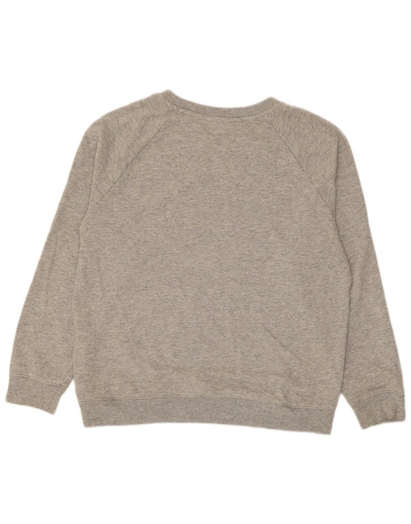Felpa oversize con grafica da donna Levi's UK 14 Grigio medio chiazzato