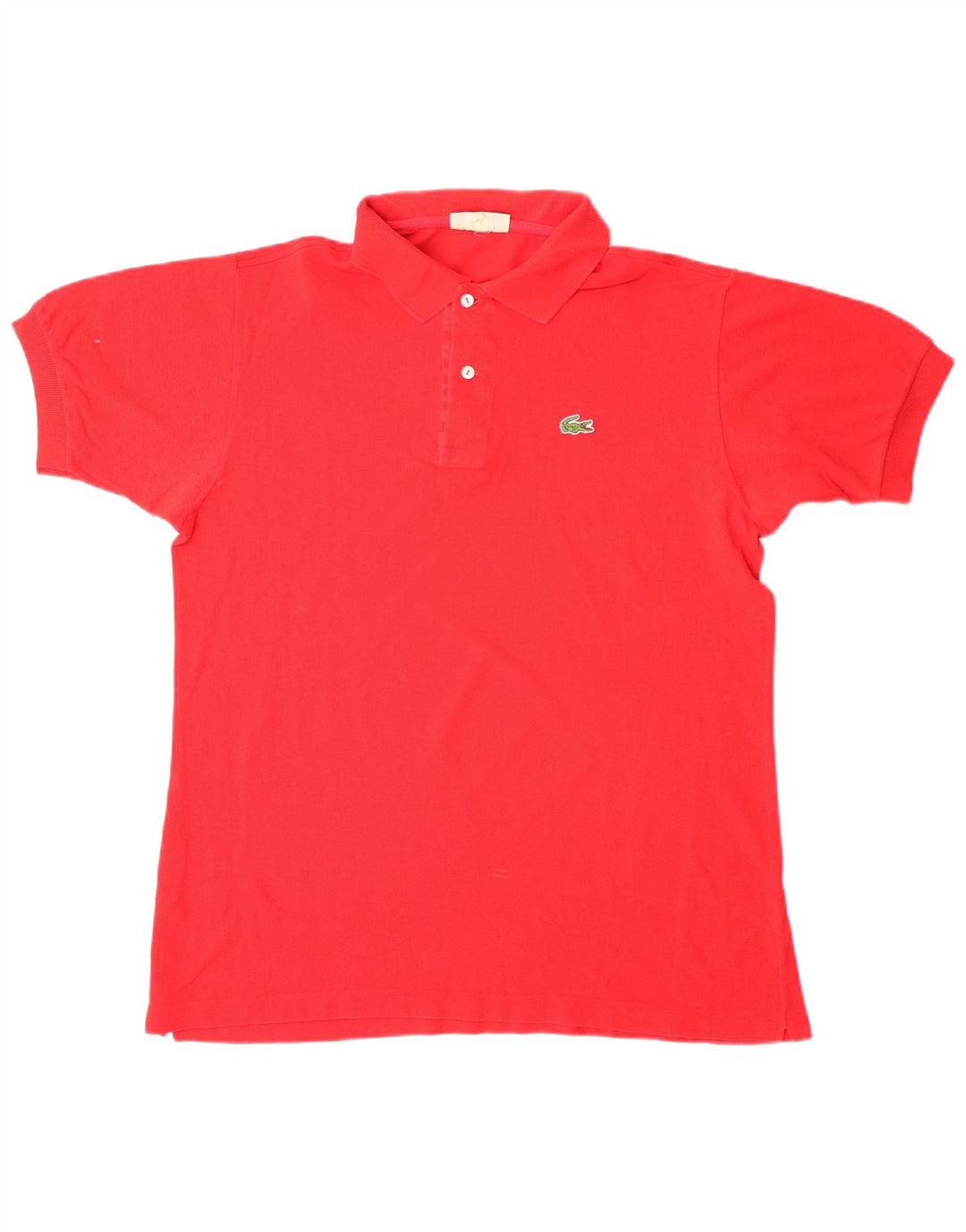 Polo da uomo LACOSTE taglia 6 XL in cotone rosso