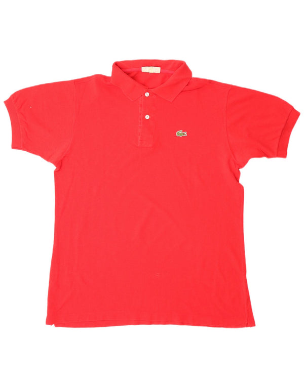 Polo da uomo LACOSTE taglia 6 XL in cotone rosso