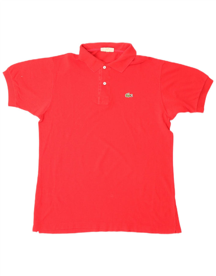 Polo da uomo LACOSTE taglia 6 XL in cotone rosso