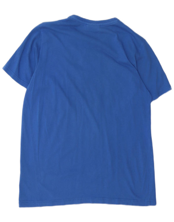 T-shirt grafica Nike Calcio da uomo, piccola, in cotone blu