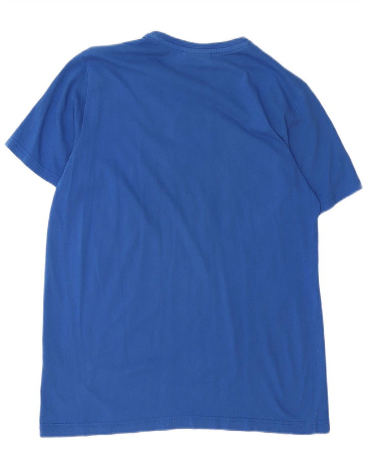 T-shirt grafica Nike Calcio da uomo, piccola, in cotone blu